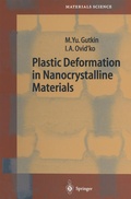 Cover: Plastic Deformation in Nanocrystalline Materials - Springer