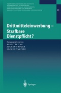 Cover: Drittmitteleinwerbung - Strafbare Dienstpflicht? - Springer