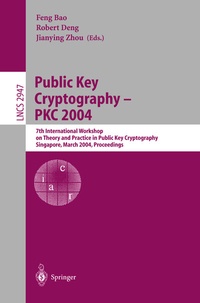 Abbildung von: Public Key Cryptography -- PKC 2004 - Springer