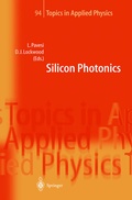 Cover: Silicon Photonics - Springer