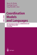 Cover: Coordination Models and Languages - Springer