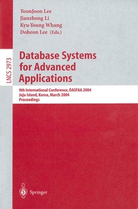 Enlarge image Cover: Database Systems for Advanced Applications - Springer