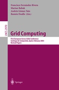 Cover: Grid Computing - Springer