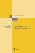 Cover: Tauberian Theory - Springer