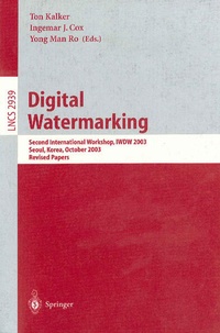 Enlarge image Cover: Digital Watermarking - Springer