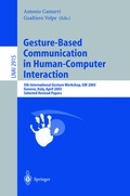 Cover: Gesture-Based Communication in Human-Computer Interaction - Springer
