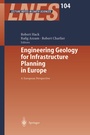 Cover: Engineering Geology for Infrastructure Planning in Europe - Springer