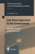 Cover: Low Dose Exposures in the Environment - Springer