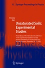 Cover: Unsaturated Soils: Experimental Studies - Springer