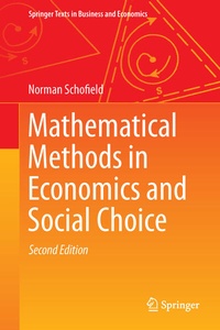 Enlarge image Cover: Mathematical Methods in Economics and Social Choice - Springer