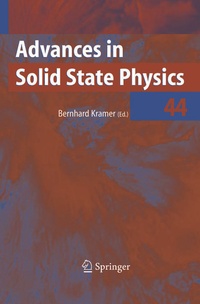 Enlarge image Cover: Advances in Solid State Physics - Springer