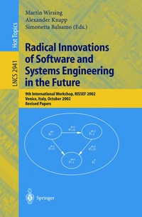 Enlarge image Cover: Radical Innovations of Software and Systems Engineering in the Future - Springer