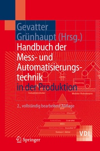 Enlarge image Cover: Handbuch der Mess- und Automatisierungstechnik in der Produktion - Springer