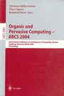 Cover: Organic and Pervasive Computing -- ARCS 2004 - Springer