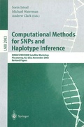 Cover: Computational Methods for SNPs and Haplotype Inference - Springer