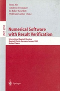Cover: Numerical Software with Result Verification - Springer