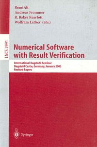 Enlarge image Cover: Numerical Software with Result Verification - Springer