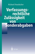 Bild: Verfassungsrechtliche Zul&auml;ssigkeit von Sonderabgaben - Springer