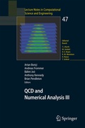 Cover: QCD and Numerical Analysis III - Springer