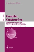 Cover: Compiler Construction - Springer