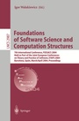 Cover: Foundations of Software Science and Computation Structures - Springer