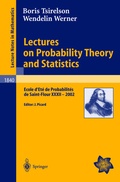 Cover: Lectures on Probability Theory and Statistics - Springer