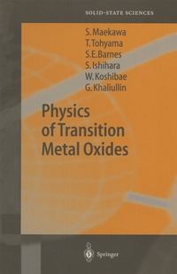 Enlarge image Cover: Physics of Transition Metal Oxides - Springer