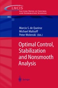 Cover: Optimal Control, Stabilization and Nonsmooth Analysis - Springer