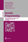 Cover: Genetic Programming - Springer