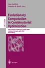 Cover: Evolutionary Computation in Combinatorial Optimization - Springer