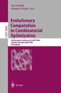 Cover: Evolutionary Computation in Combinatorial Optimization - Springer