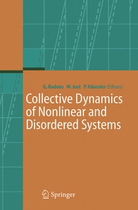 Enlarge image Cover: Collective Dynamics of Nonlinear and Disordered Systems - Springer