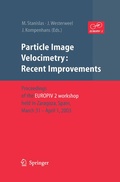 Cover: Particle Image Velocimetry: Recent Improvements - Springer