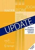Cover: HagerROM 2004. Hagers Handbuch der Drogen und Arzneistoffe. - Springer