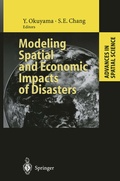 Cover: Modeling Spatial and Economic Impacts of Disasters - Springer