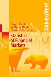 Enlarge image Cover: Statistics of Financial Markets - Springer
