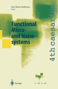 Enlarge image Cover: Functional Micro- and Nanosystems - Springer