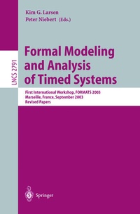 Enlarge image Cover: Formal Modeling and Analysis of Timed Systems - Springer
