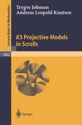 Cover: K3 Projective Models in Scrolls - Springer