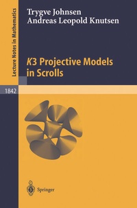 Enlarge image Cover: K3 Projective Models in Scrolls - Springer