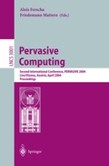 Cover: Pervasive Computing - Springer