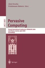 Cover: Pervasive Computing - Springer