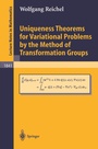 Cover: Uniqueness Theorems for Variational Problems by the Method of Transformation Groups - Springer