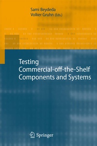 Enlarge image Cover: Testing Commercial-off-the-Shelf Components and Systems - Springer