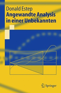 Abbildung von: Angewandte Analysis in einer Unbekannten - Springer