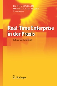 Abbildung von: Real-Time Enterprise in der Praxis - Springer