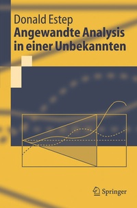 Abbildung von: Angewandte Analysis in einer Unbekannten - Springer