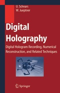 Cover: Digital Holography - Springer