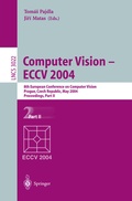 Cover: Computer Vision - ECCV 2004 - Springer