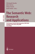 Cover: The Semantic Web: Research and Applications - Springer